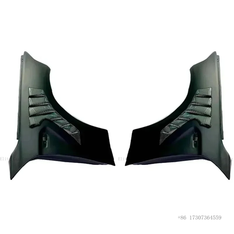 

Unpainted Fiberglass (Carbon Fiber Vent) Front Fenders Fit for M2 F87 2016-2021