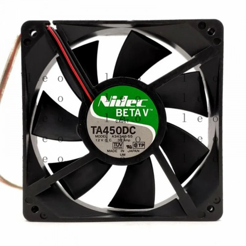 

AA 1 PCS Fan A34346-55 DC12V 0.33A 12025 12CM 2 WIRE Server/Case/Power Fan *bn