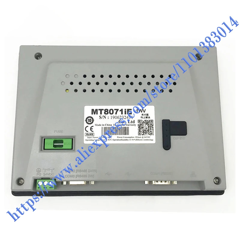 100% ใหม่เดิม1ปี MT8071iE 7นิ้ว Hmi Touch Screen.