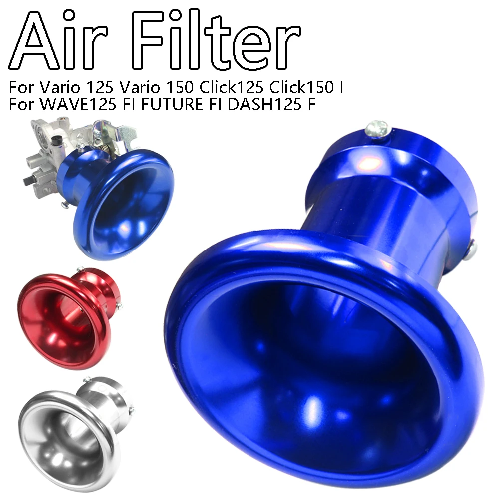 العالمي للدراجات النارية كوب فلتر الهواء CNC سبيكة ل فاريو انقر CRF125F Xrm125 RS125 WAVE110 3color #1