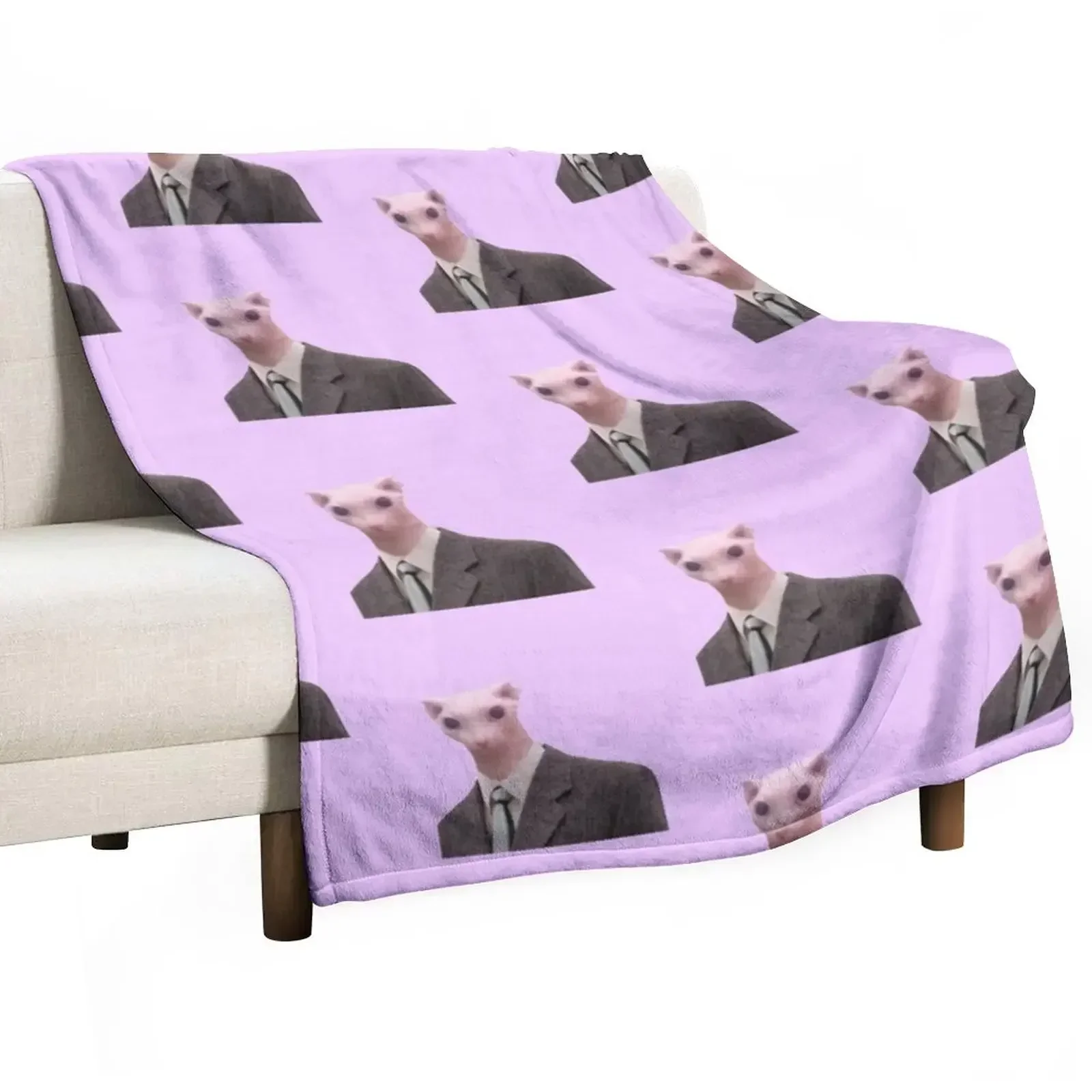 office bingus Throw Blanket blankets and throws Luxury Designer Thermal Flannel Fabric Blankets