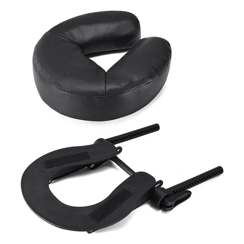 Massage Table Face Cradle Cushion& Adjustable Massage Chair Spa Bed Headrest& Face Pillow Support Universal