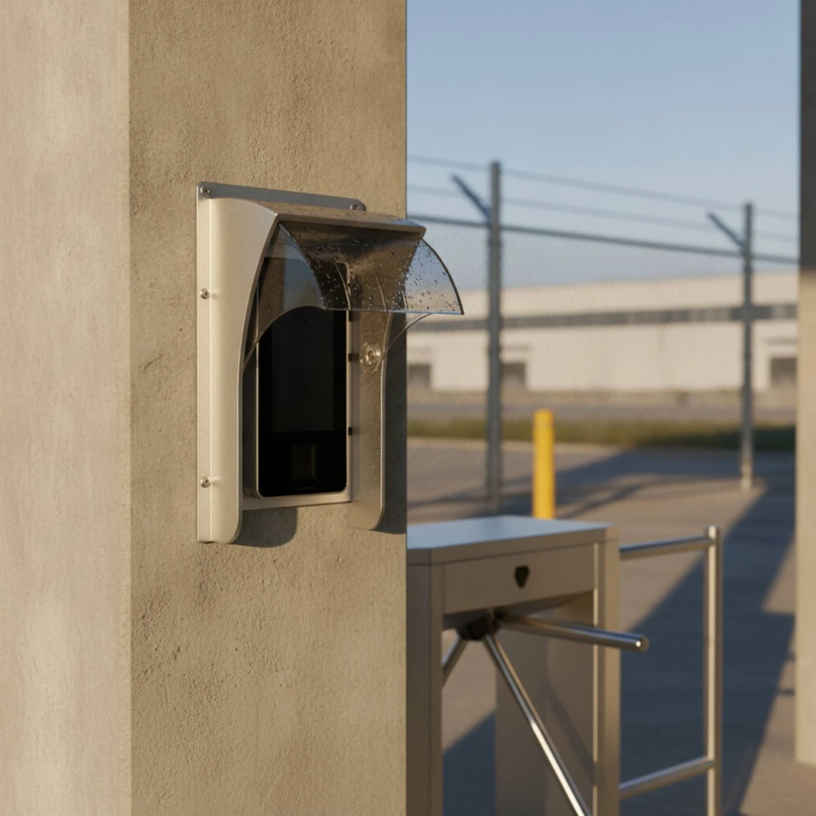 Access Control Cover with Sliding Canopy Waterproof Sliding Rain Cover Safeguarding Hood Sunproof Awning Resistant for Outdoor