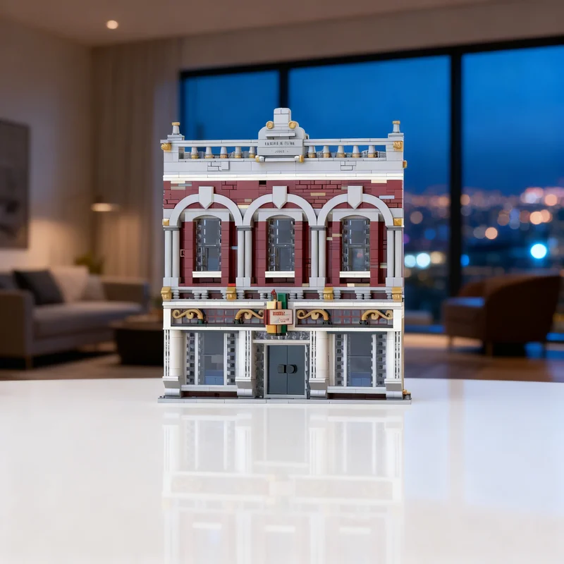 5397pcs MOC Osceola Lounge Modular Architecture Street Scene Model Building Blocks Advanced Build Pack Premium Detailed Toy Gift