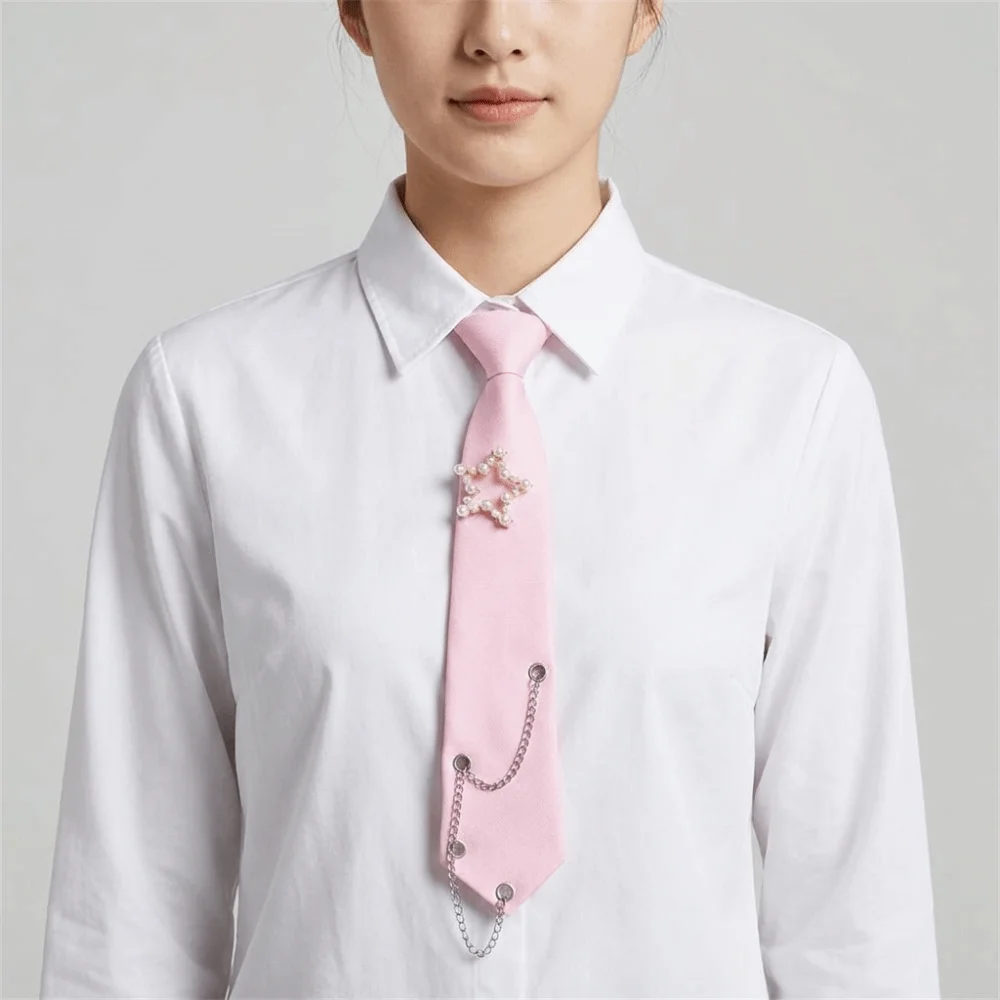 Clothing Decoration Korean Style Star Tie Tassels Choker Long Necktie Collares Necklace Shirt Tie Students
