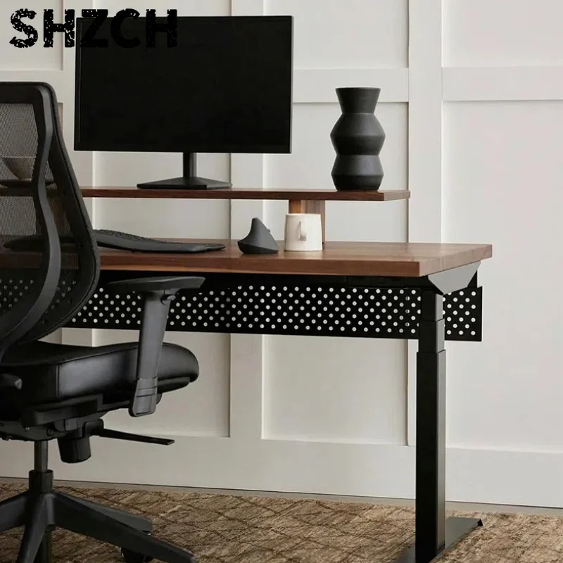 Adjustable under Desk Cable Management System Computer Wire Tray Organizer Box Standing Desk Storage Rack Office Accessories