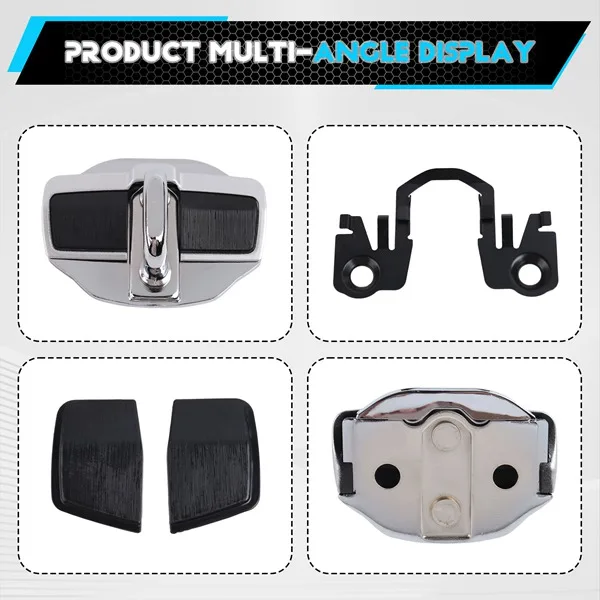 Superior-Car for TRD Door Lock Buckle Upgraded Stabilizer Cover Latches Stopper For-Lexus-Toyota Series Eliminate Abnormal Space