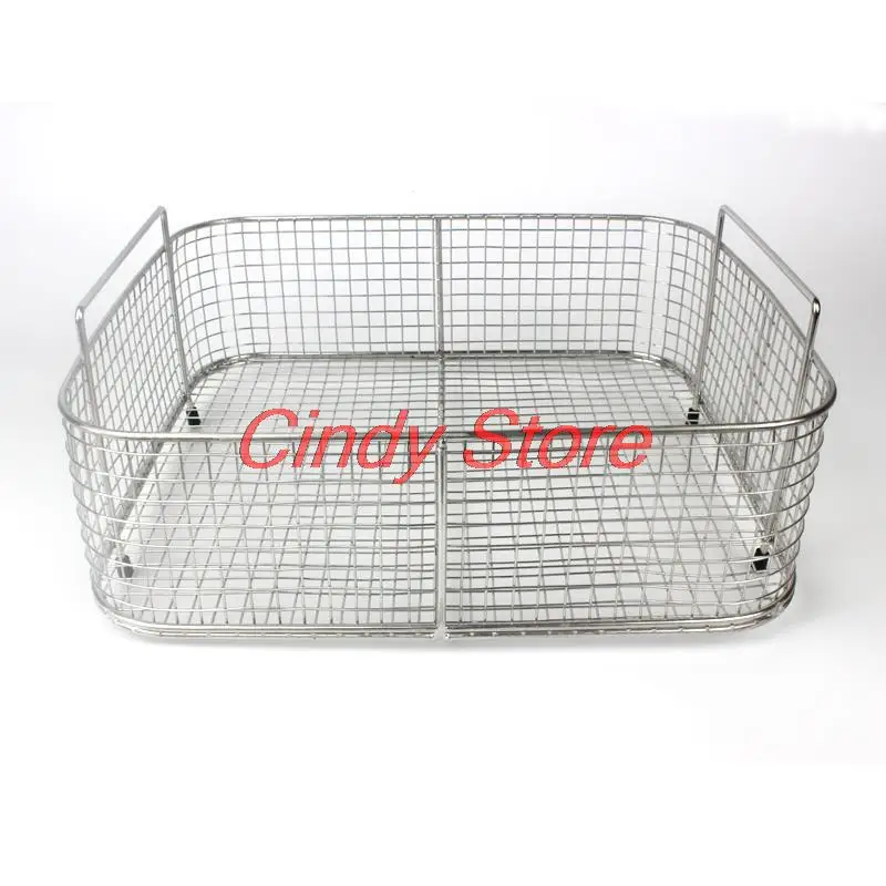 1PC Stainless Steel Mesh Basket Ultrasonic for SUS304 Stainless Steel ultrasonic cleaner mesh basket