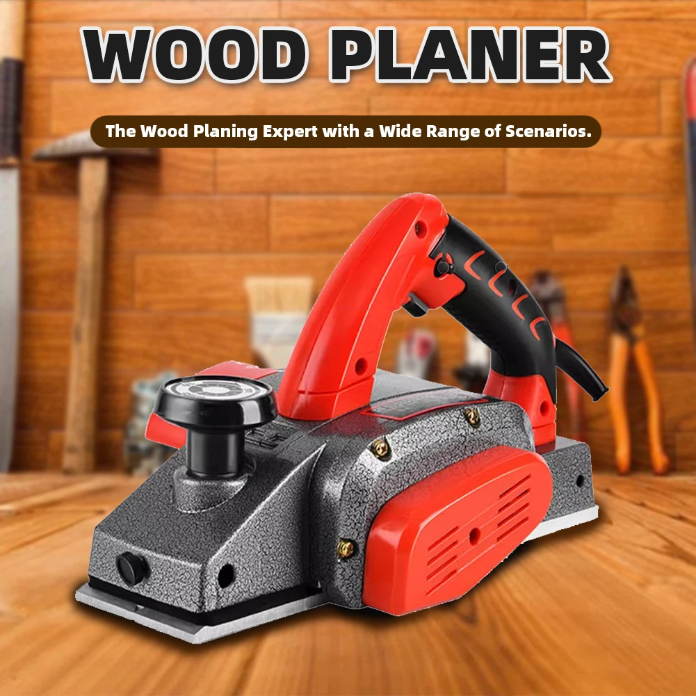 Electric Wood Planer 220V Woodworking Planer Portable Electric Planer Small Electric Planer Press Planer Woodworking Tools