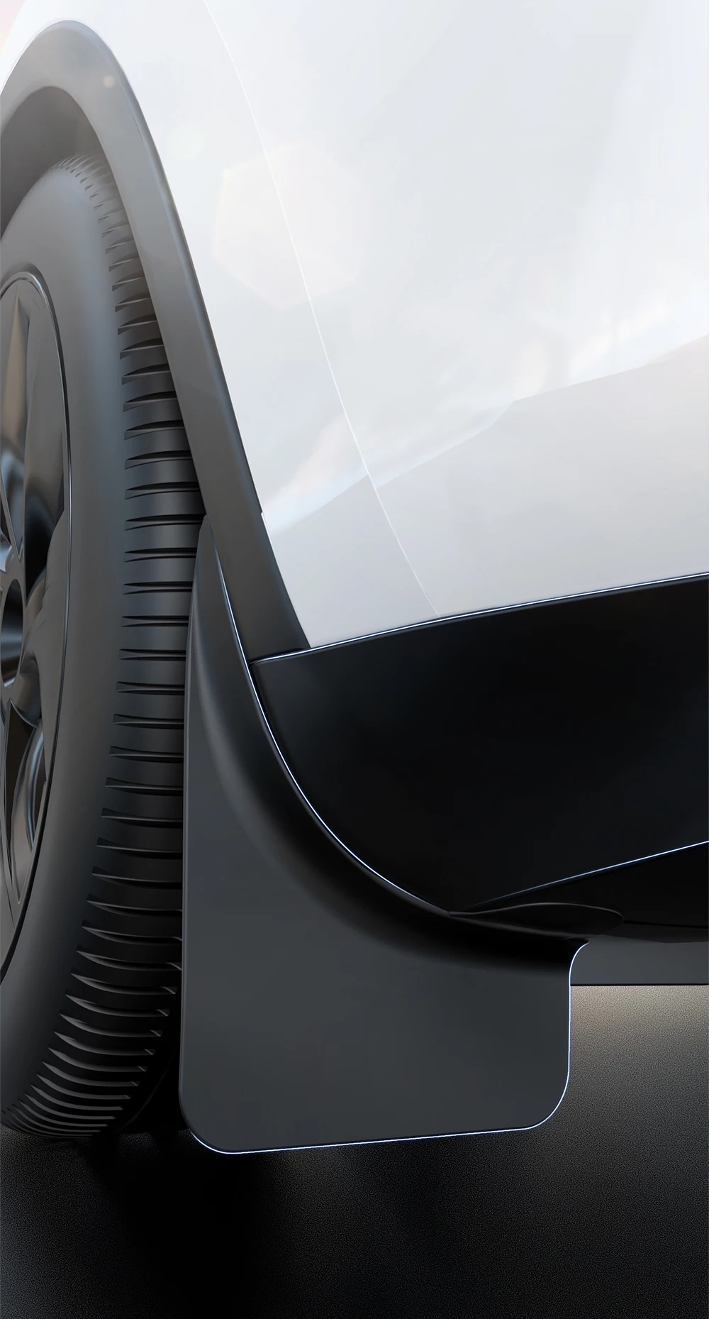 YZ Für Tesla Model 3/Y/YL Highland Juniper 2021-2026 Vordere und Hintere Spezielle TPE-Schmutzfänger Auto-Zubehör – Detail 12