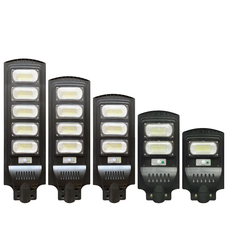 

Solar street light with integrated human sensor and automatic night light switch for outdoor waterproof courtyard wall lamp