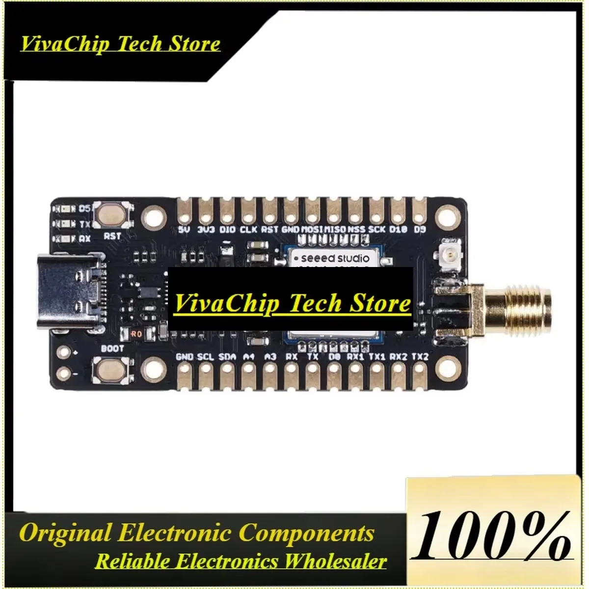 ViVaSNew Electronics Wio-E5 Mini Dev Board - STM32WLE5JC, ARM - And SX126x Embedded, Supports LoRaWAN On EU868 & US915