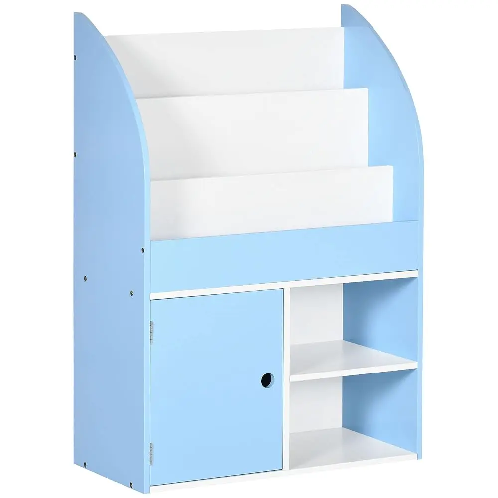 

Bookshelf, Multi-Purpose Kids Toy Storage Organizer For Preschool & Early Reading, Kids Bookcase With Cabinet, Childrens