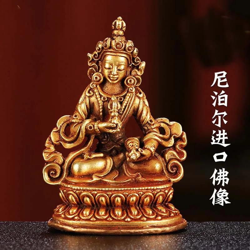 

Travel Pocket Small Buddha Statue Tibet Nepal temple Vajrasattva Mandala amulet protective talisman Bless safety good luck