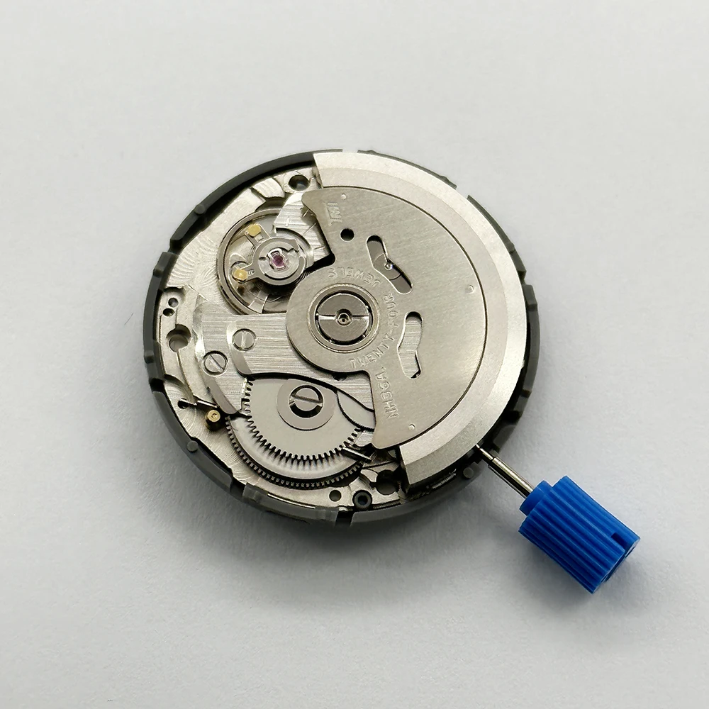 Genuine Japan NH36A Mechanical Movement Black Datewheel 3H Crown at 3.0/3.8 O\'Clock Mod NH36 4R36A Automatic Mechanism 24 Jewels