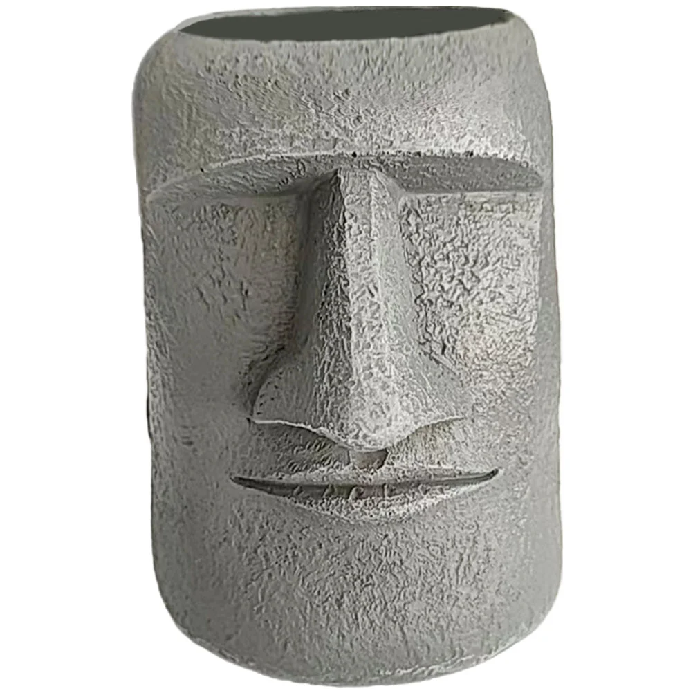 Easter Island Statues Style Flower Pot Flower Container Home Decorative Flower Pot Planter for flowers Pots