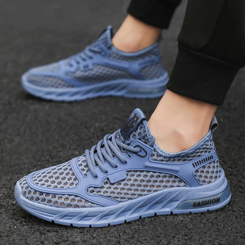 Mens Sneakers Fashion Comfortable Running Shoes Outdoor Classic Casual Shoes Men Mesh Sport Shoes Waling Sneakers