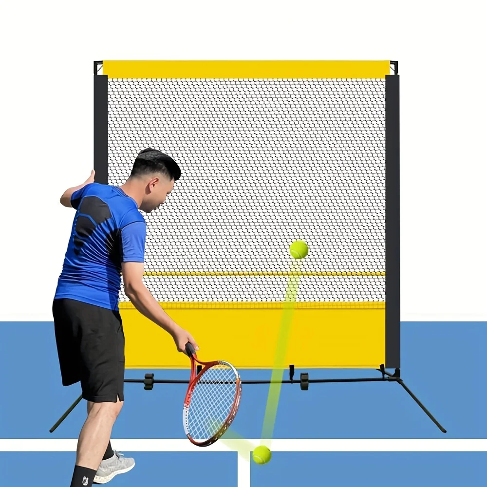

Tennis Practice Rebounder Net Rebound Wall for Tennis & Racquet Sports Ball Portable Backboard for Indoor & Outdoor Training