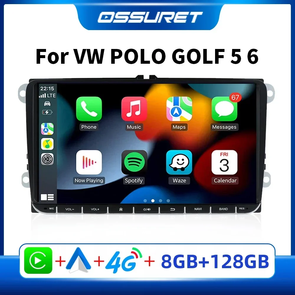 Android Car Multimedia for VW Amarok GOLF 5 POLO 6 PASSAT B6 CC CADDY Radio TOURAN SCIROCCO Jetta Skoda Auto Radio Audio Player