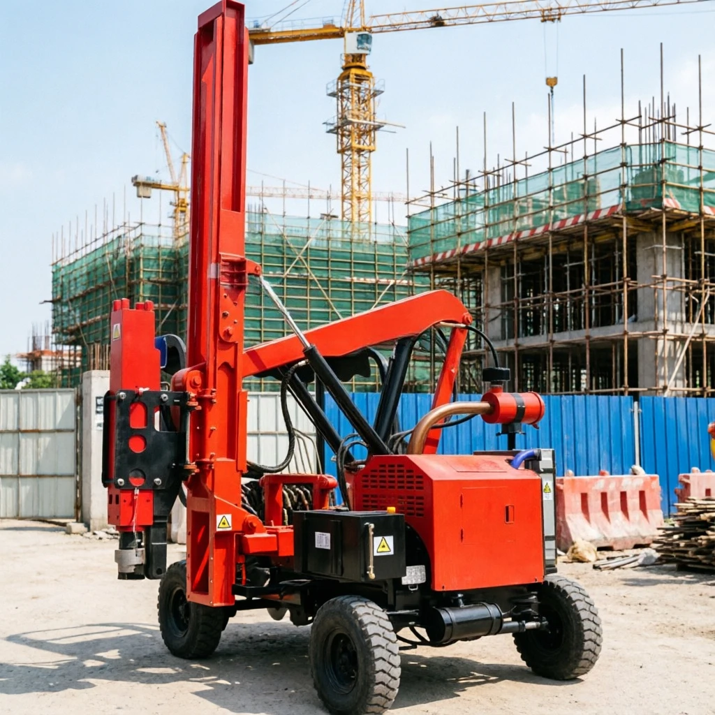 Heavy Equipment Driver - Zware hydraulische hamerpaalram voor de installatie