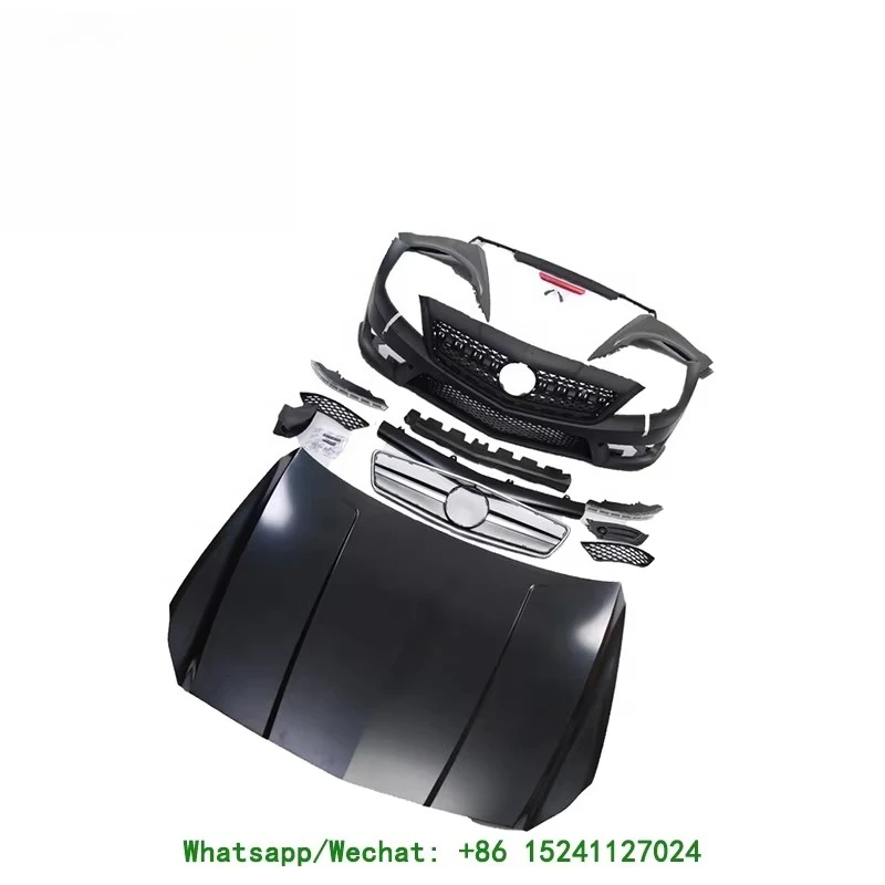 Front Bonnet Fender Ducts Front Grille Rear Diffuser Front Bumper MB CLS-class W218 Cls63 Style 2012 Year PP Body Kits