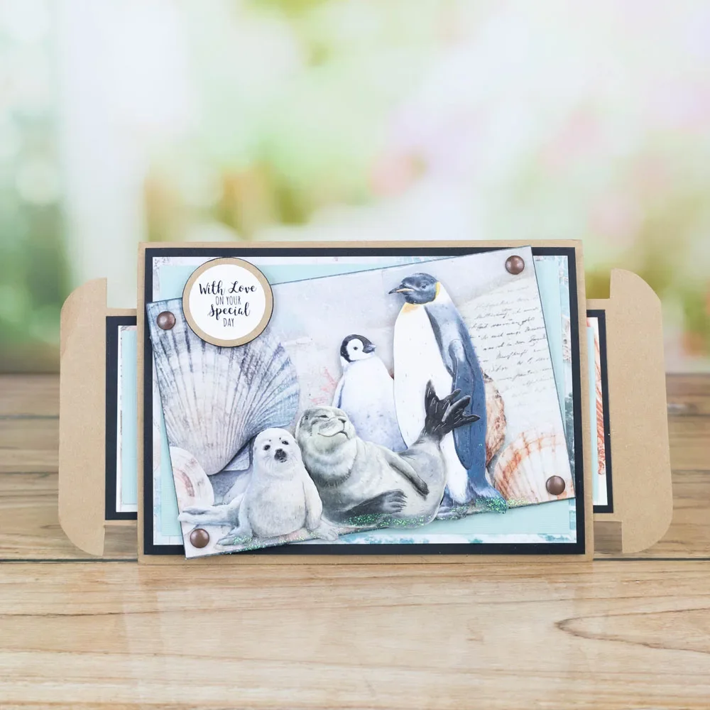 Набор штампов Margot & Hugo Skipper для резки металла для DIY ручной работы, скрапбукинга, дневника, фотоальбома, листопад 2025, выпуск