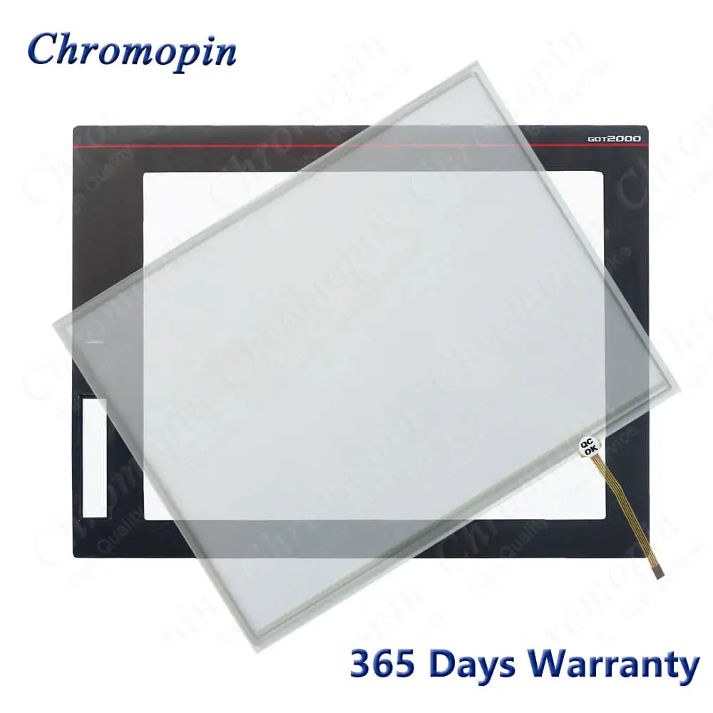 

Touch Screen Panel Glass Digitizer for GT2512-STBA GT2512-STBD Touchscreen Panel with Front Overlay Protective Film