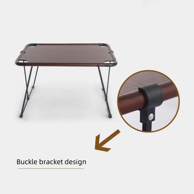 Tryhomy-Mesa dobrável ao ar livre, Mesa borboleta de liga de alumínio, Multifuncional Camping IGT Table, Mesa tática portátil, Novo