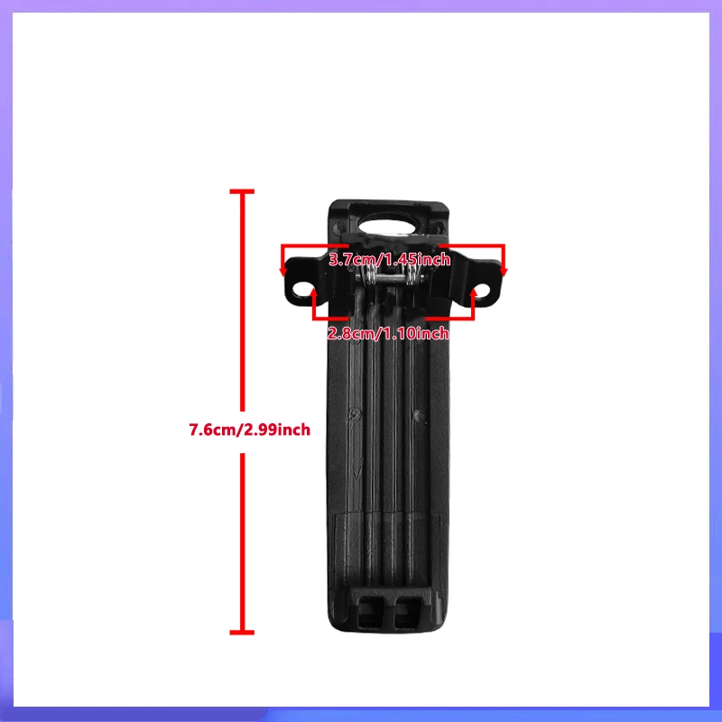 1/2/3/5 pçs original UV-82 clipe de cinto baofeng walkie talkie clipe de cintura de plástico substituição para uv82hp UV-82HX UV-Q5 rádio em dois sentidos