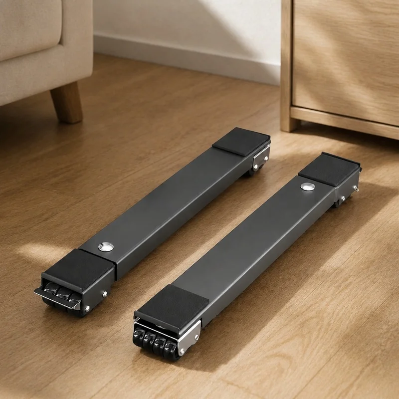Set of 2 Heavy-Duty Rolling Platforms with 24 Swivel Casters for Moving Large Furniture