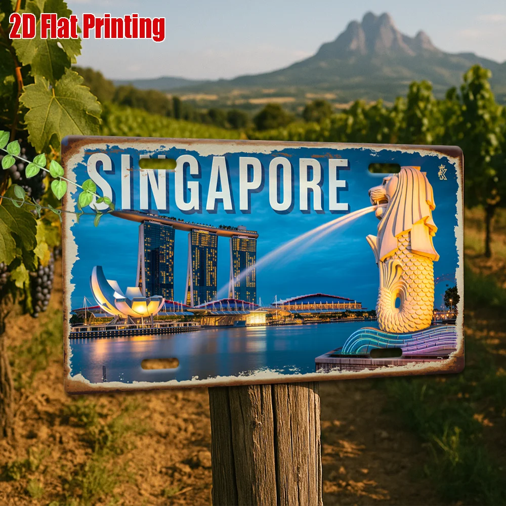 Plaque murale décorative vinta - Home Office Singapore avis et prix