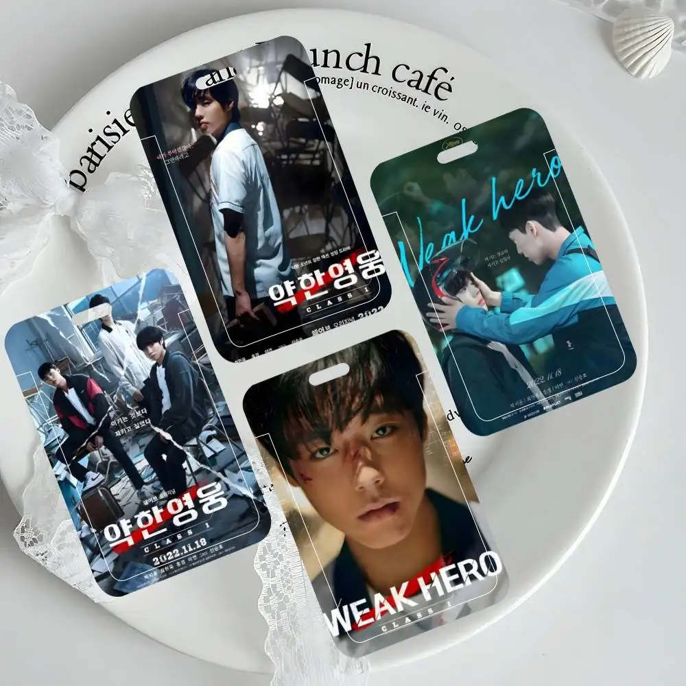 Weak Hero Class ID Card Holder Neck Strap Pendant Door Badge Holder Lanyards Keychain Work Credential