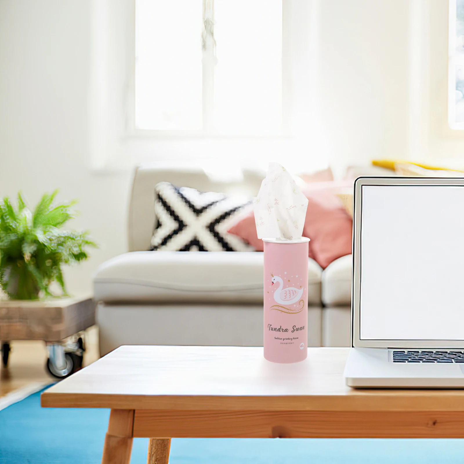 

Car Tissue Cylinder Round Portable Tissues Box For Cup Kitchen Bathroom Office Cylinder Car Tissues Storage Container Facial