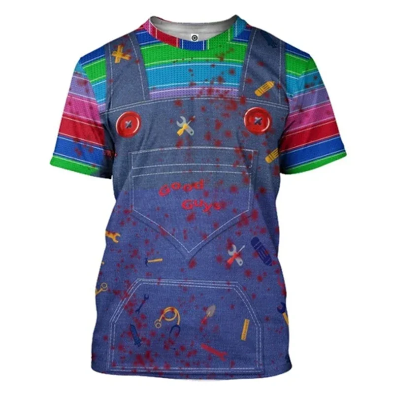 Cosplay-Spaß 3D-Druck Sport Schnelltrocknend Atmungsaktiv Herren Damen T-Shirt Designer-Kleidung Outdoor Street Casual Mode Y2K Eltern-Kind – Detail 4