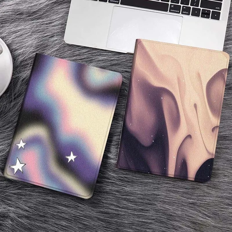 

Чехол для планшета с красочным фоном и мультяшными звездами для Samsung Tab Galaxy S6 S11 A A7 A8 A9 A11 10.1 10.4 10.5 Plus Lite