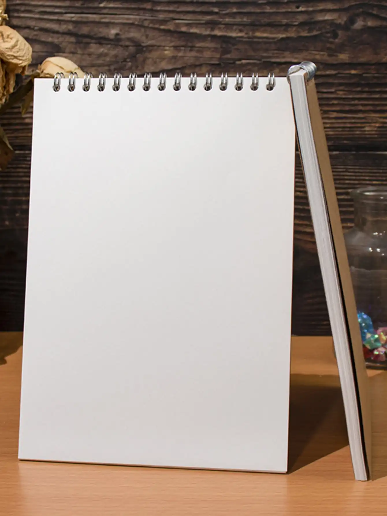 

1pc 60-Page A5 Blank Notebook, Perfect for Journaling & Sketching. Great for Back to School, Mother's Day Gift, and School Supplies.