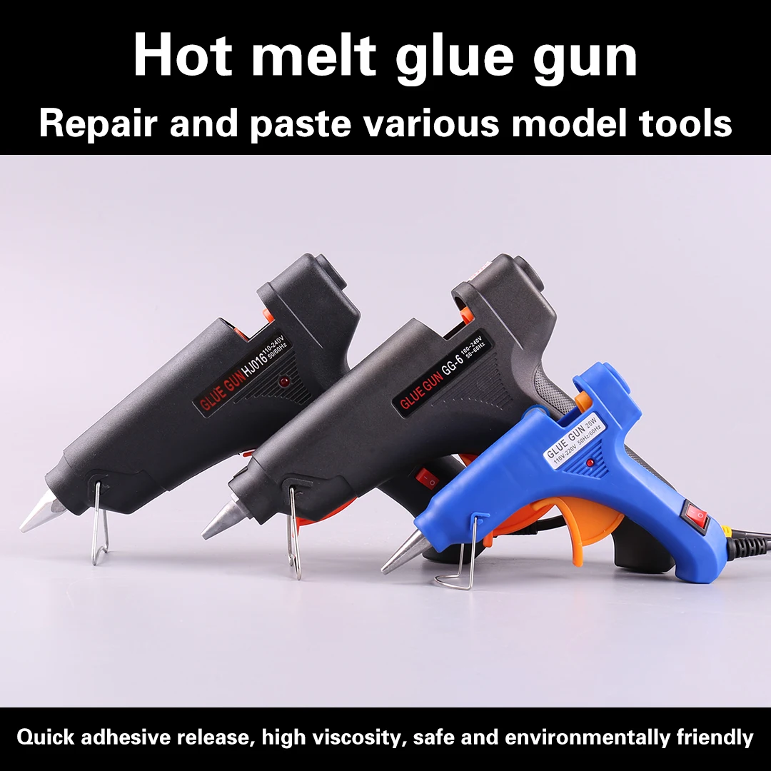 CZ 20W Hot Melt Glue Gun Small Size 7mm Thick Rod Electric Aircraft Model Repair Tool