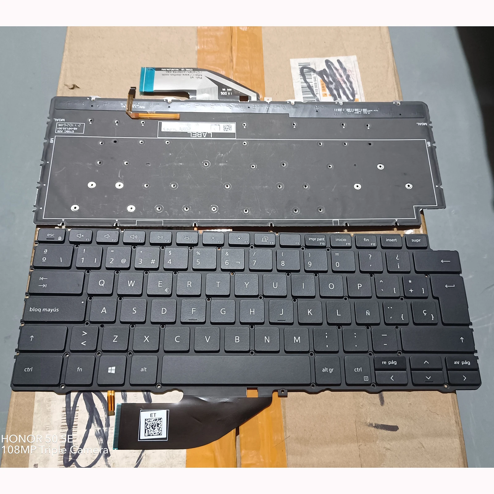 

US SP Layout for Dell XPS 13 7390 9310 2-in-1 P103G Laptop keyboard
