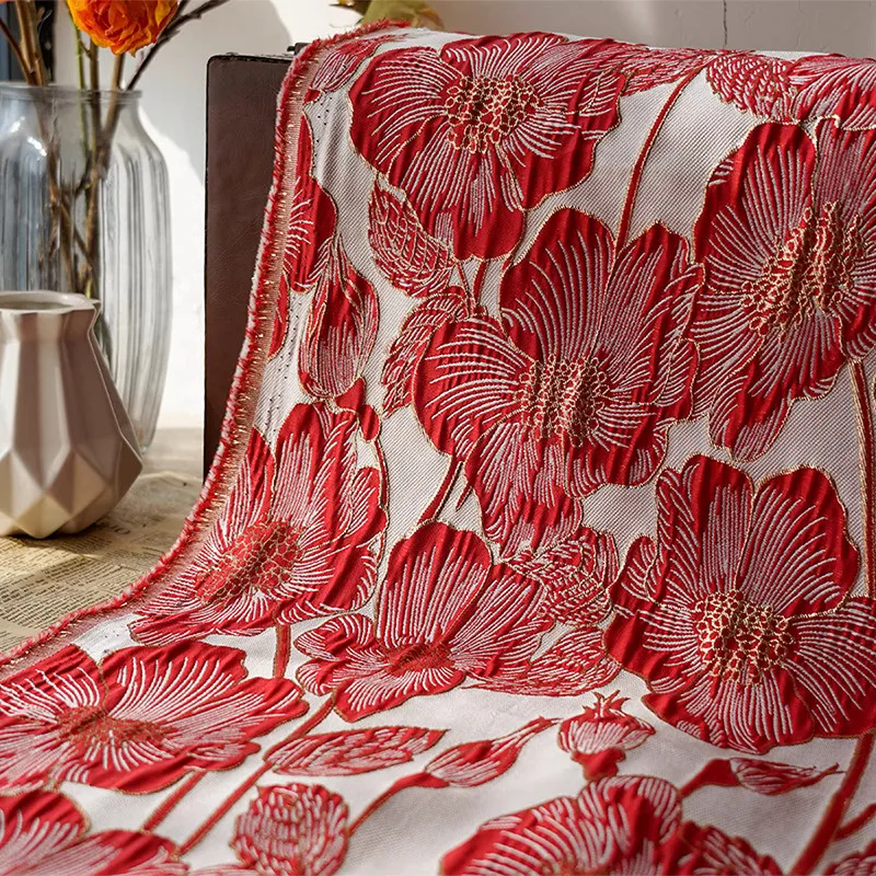 

1 ярд рельефная золотая проволока, большой цветочный цвет, тканая жаккардовая ткань, пальто «сделай сам», верхняя одежда, костюм, дизайнерская сумка, ткани для пэчворка