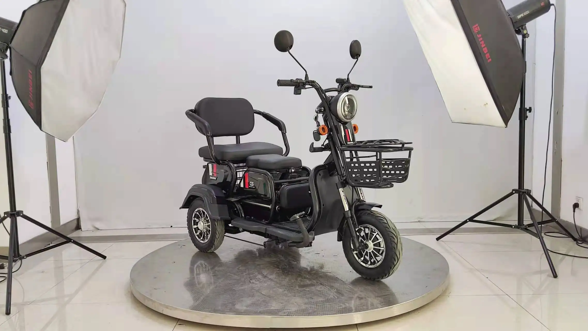 Vimode new 60v 800w 3 wheel electric adult tricycle scooter motorcycle