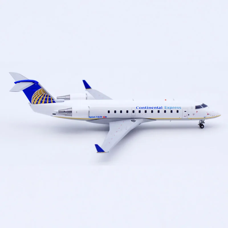 XX2653 Alloy Collectible Plane Gift JC Wings 1:200 Continental Express Bombardier CRJ-200ER Diecast Aircraft Jet Model N667BR