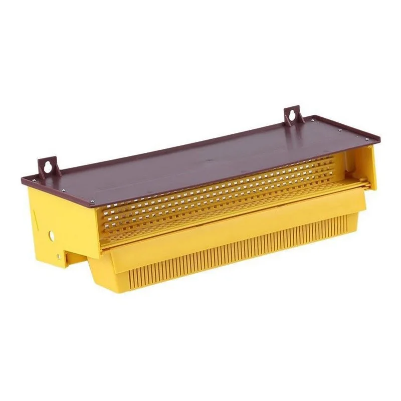 Removable Yellow Plastic Pollen Trap With Ventilated Pollen Tray Beekeeping Tool