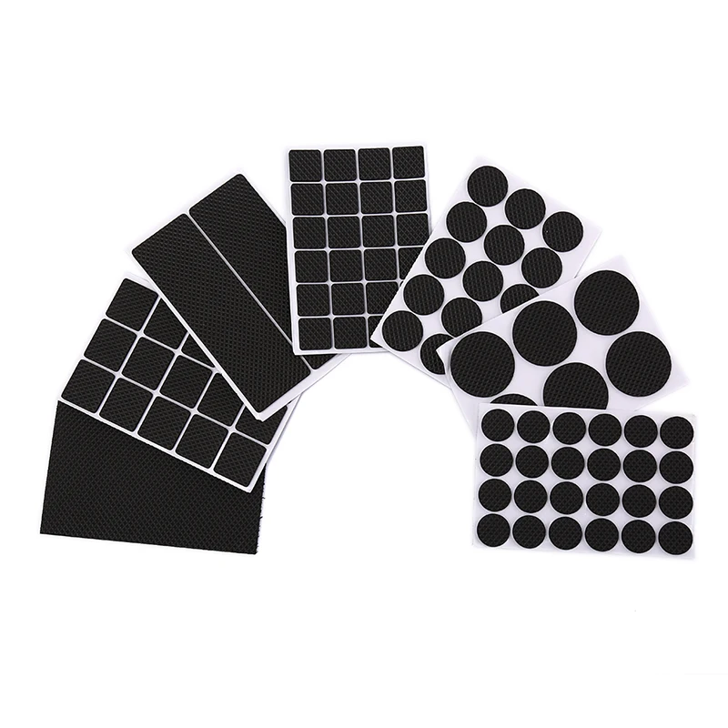 48Pcs Thicken Self Adhesive Furniture Leg Feet Rug Anti Slip Mat Bumper Damper For Chair Table Protector Hardware