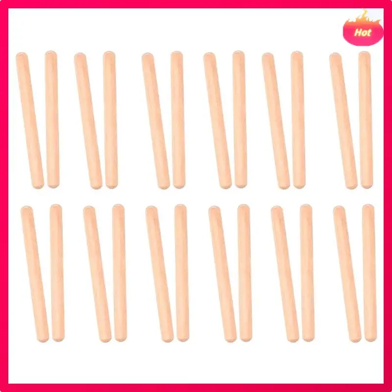 

Multi 12 Pairs Wood Claves Musical Percussion Instrument Rhythm Sticks Percussion Rhythm Sticks Children Musical Toy
