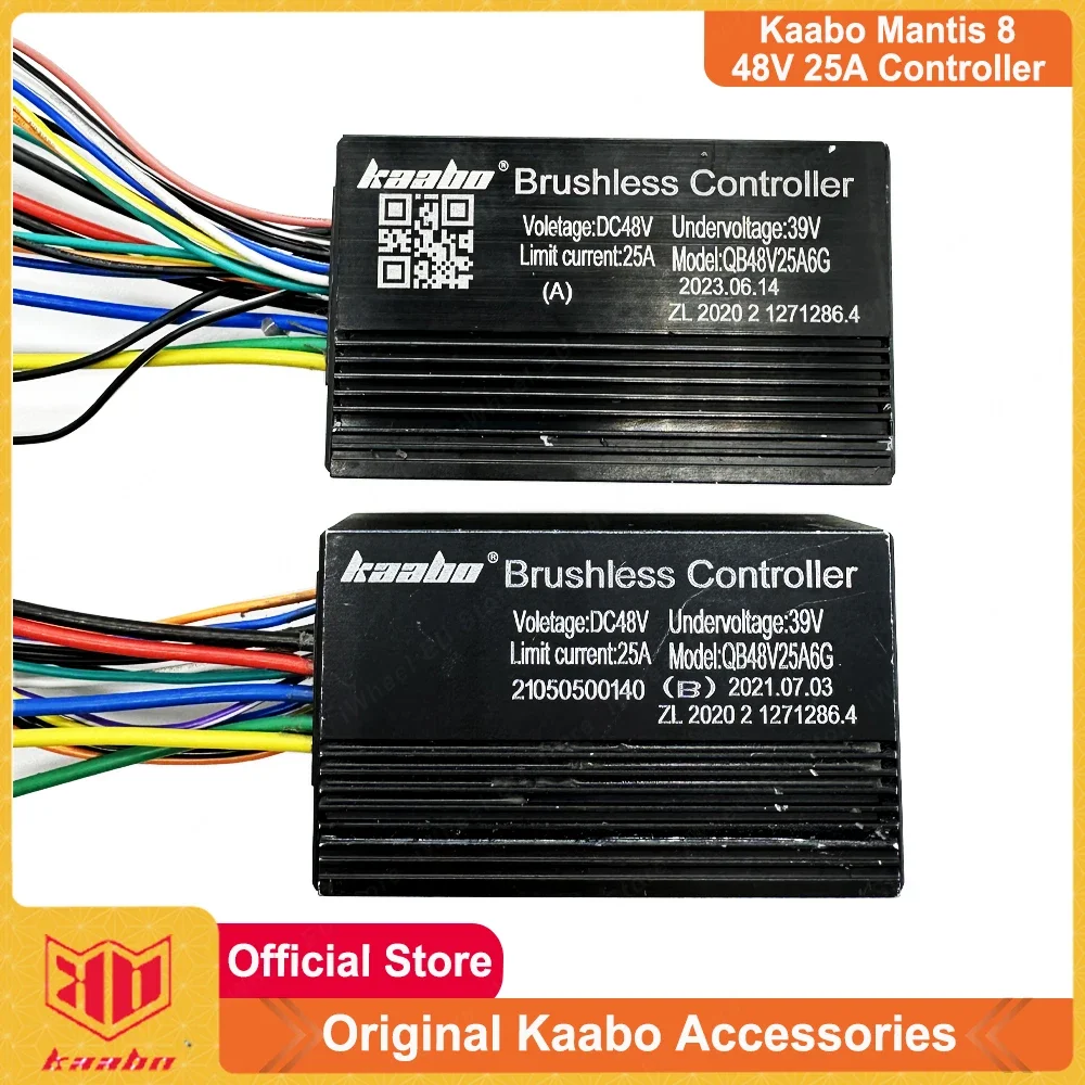 Original Kaabo Mantis 8 48V 25A Sine Wave Controller for Kaabo Mantis 8 48V 18.2Ah 800W Motor Kaabo Mantis 8 Electric Scooter