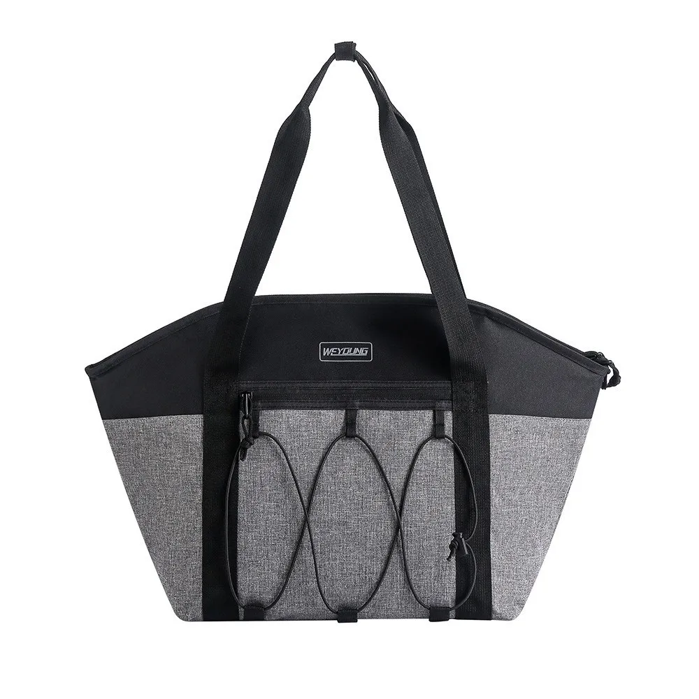 

Convenient Insulated Lunch Bag Large Capacity Waterproof Thermal Lunch Box Commuting Storage Pouch Cooler Lunch Handbag Picnic