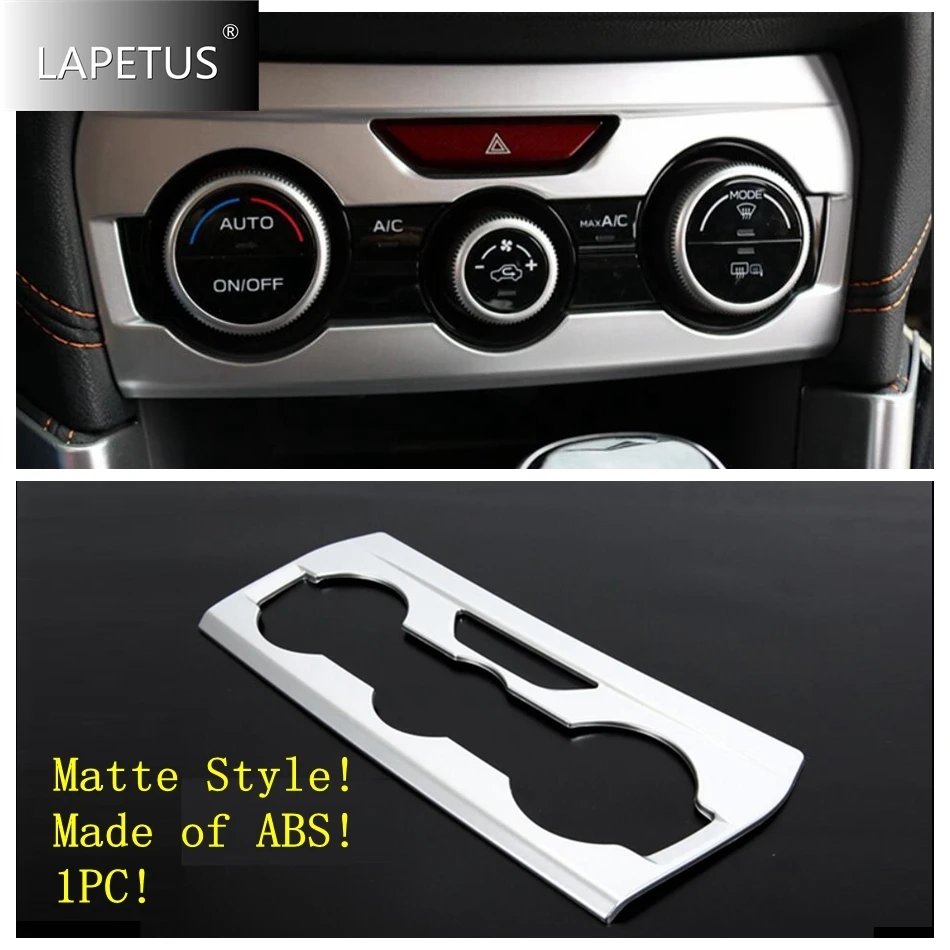 

ABS Car Head Light / Window Lift / Gear Shift Panel / Central Air AC Cover Trim Accessories For Subaru XV Crosstrek 2017 - 2021
