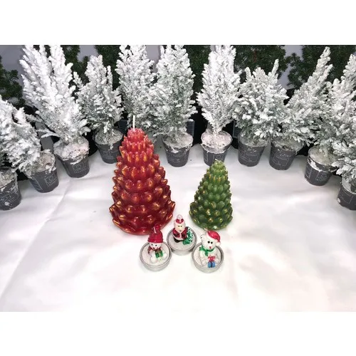 Darkbusiness Christmas Theme Decorative Scented Candle Set