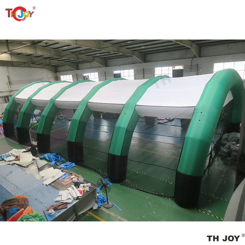 Fast Air Shipping 12x5m Inflatable Tennis Tent Baseball Cage Football Court Dome Tents for Sale