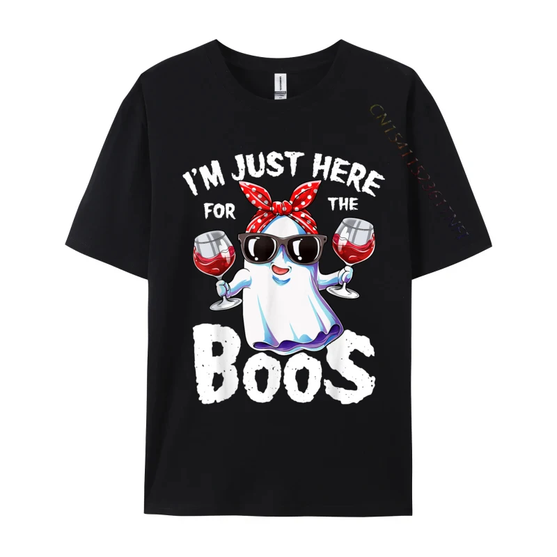 

I'm Just Here For The Halloween Pilot C172 Flying Runway Tshirts Street Prevailing O-Neck Tops Shirts Normal T Shirt For Men